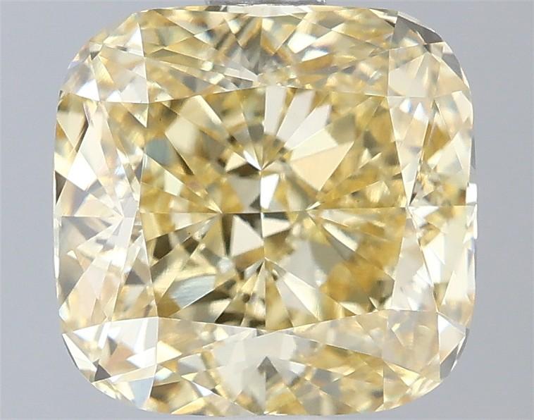 2.07 Ct. Fancy Intense Yellow Cushion Lab Grown Diamond