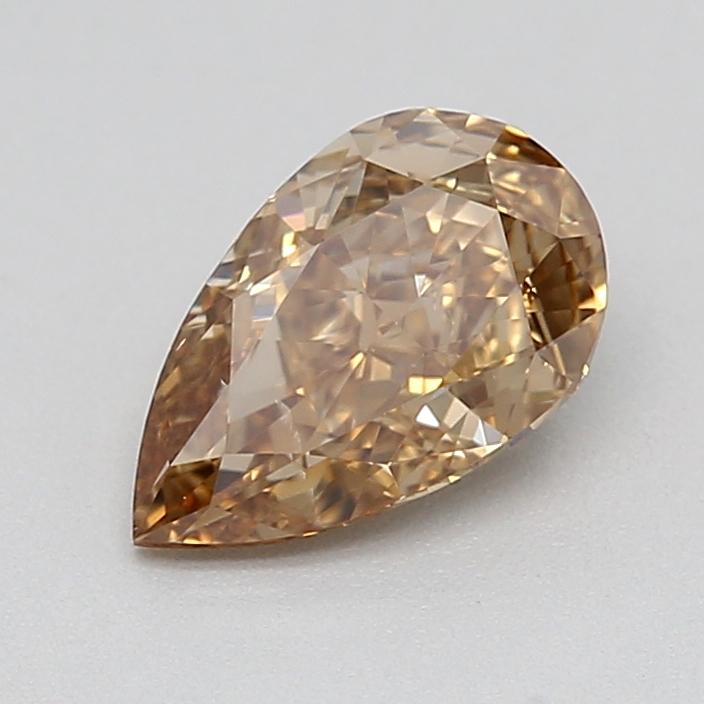 0.54 Ct. Fancy  Brown Pear Lab Grown Diamond