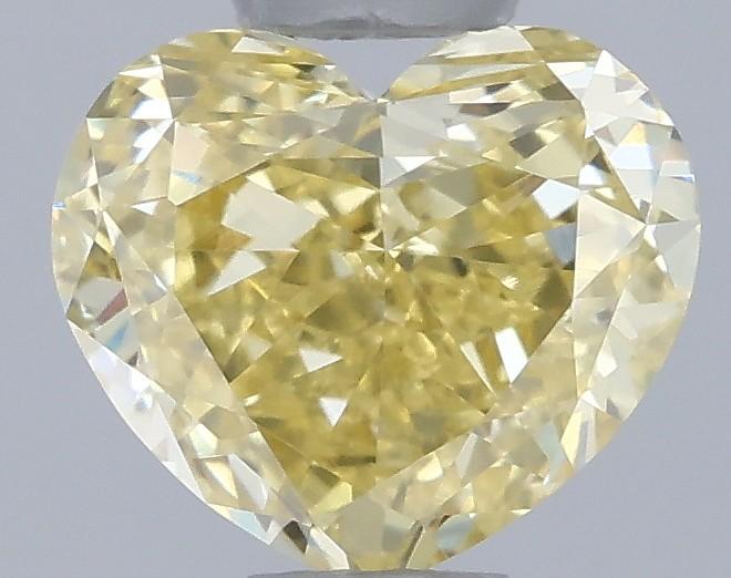 0.51 Ct. Fancy Yellow Heart Lab Grown Diamond