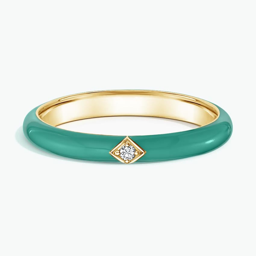 18K Enamel Gold Diamond Jewellery - Natural Diamonds – Solitaire Jewels