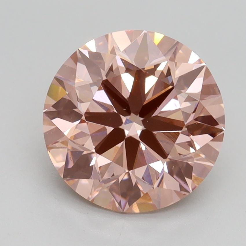 2.72 Ct. Fancy Intense Pink Round Lab Grown Diamond