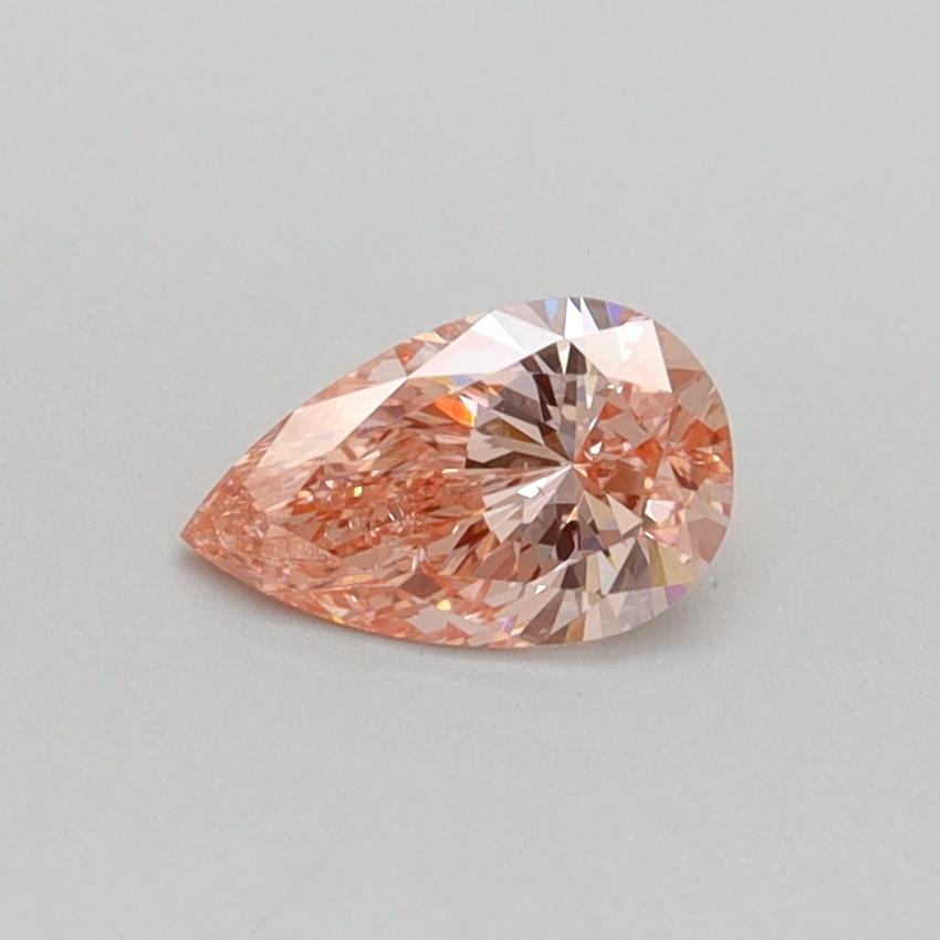 0.45 Ct. Fancy Intense Pink Pear Lab Grown Diamond