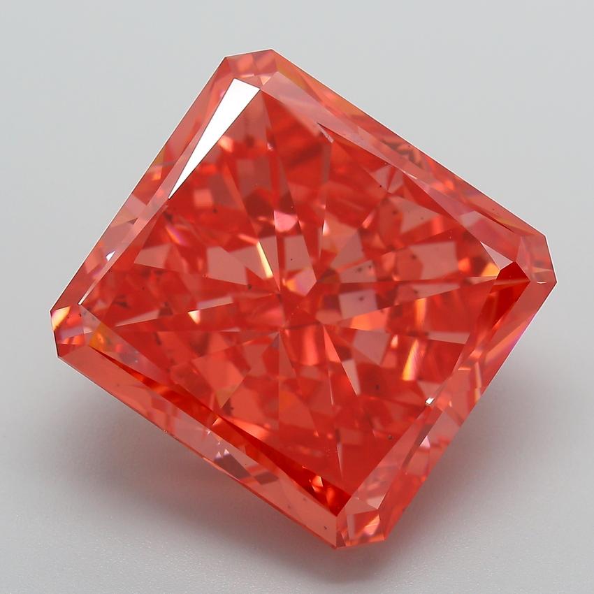 20.17 Ct. Fancy Red Radiant Lab Grown Diamond
