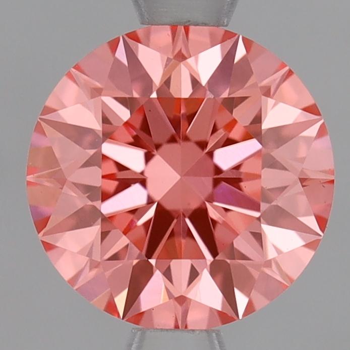 1.07 Ct. Fancy Vivid Pink Round Lab Grown Diamond