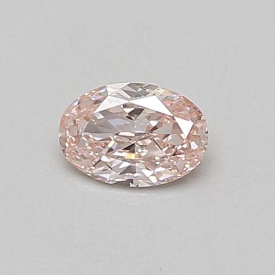 0.35 Ct. Fancy Intense Pink Oval Lab Grown Diamond
