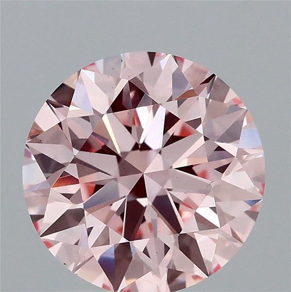 2.03 Ct. Fancy Intense Pink Round Lab Grown Diamond