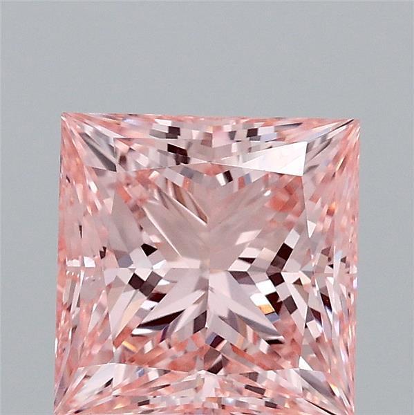 1.88 Ct. Fancy Intense Pink Princess Lab Grown Diamond