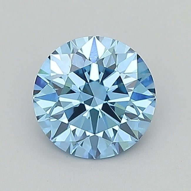 1.15 Ct. Fancy Vivid  Blue Round Lab Grown Diamond