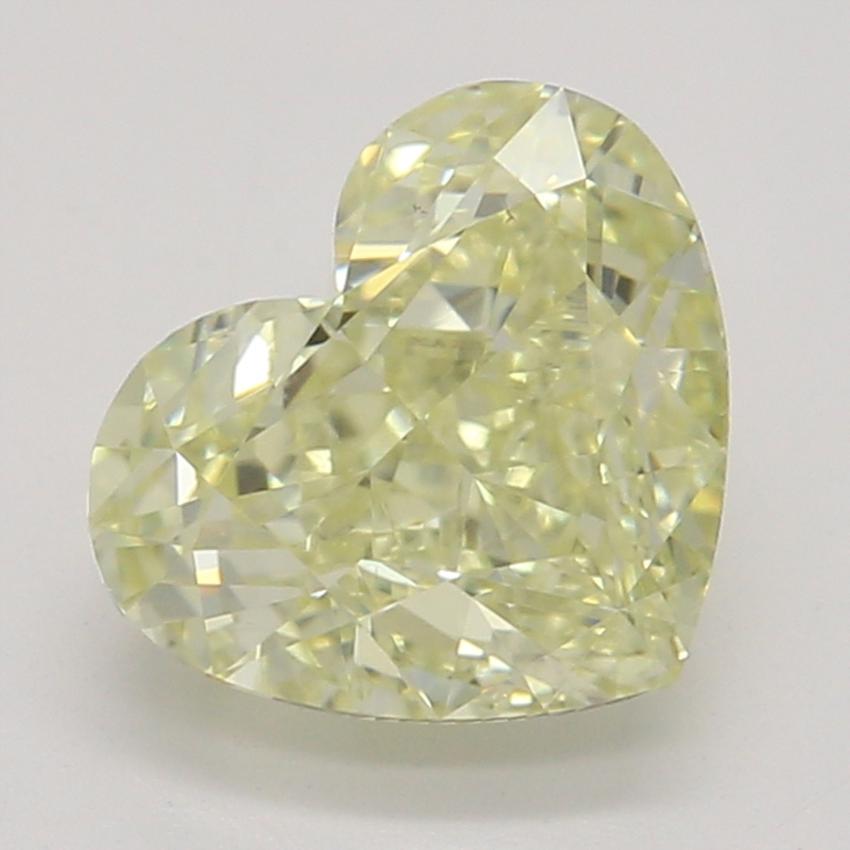 1.01 Ct. Fancy Light Yellow Heart Diamond