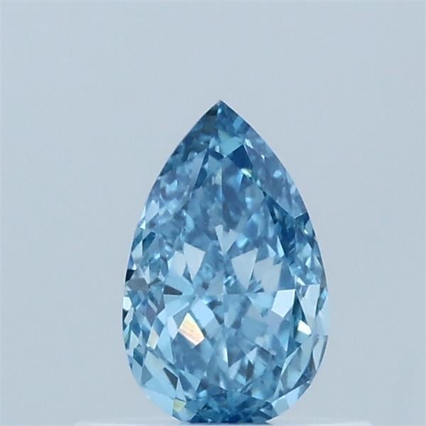 0.55 Ct. Fancy Vivid Blue Pear Lab Grown Diamond