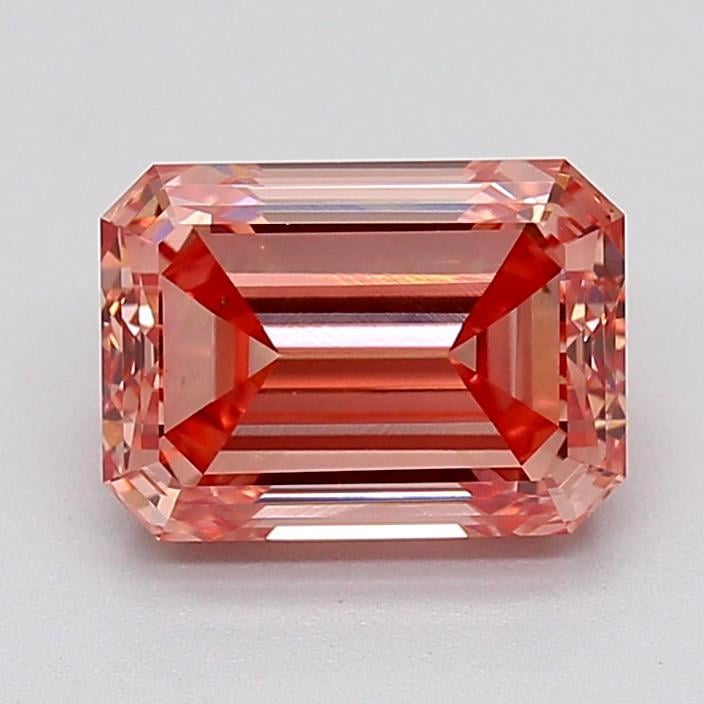 2.14 Ct. Fancy Vivid  Pink Emerald Lab Grown Diamond
