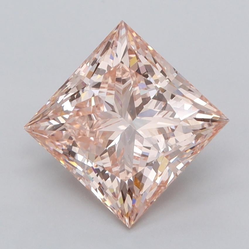 2.55 Ct. Fancy Intense  Pink Princess Lab Grown Diamond