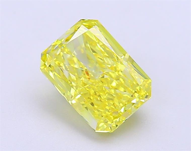 1.66 Ct. Fancy Vivid Yellow Radiant Lab Grown Diamond
