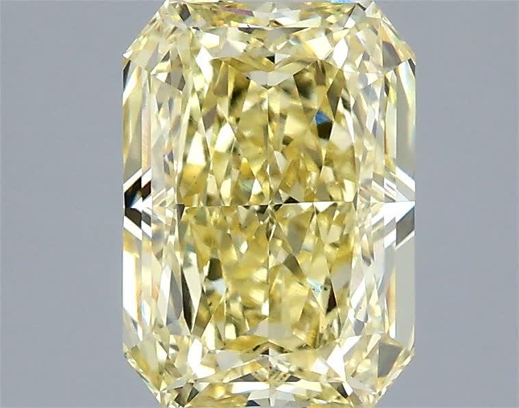 2.57 Ct. Fancy Intense Yellow Radiant Lab Grown Diamond