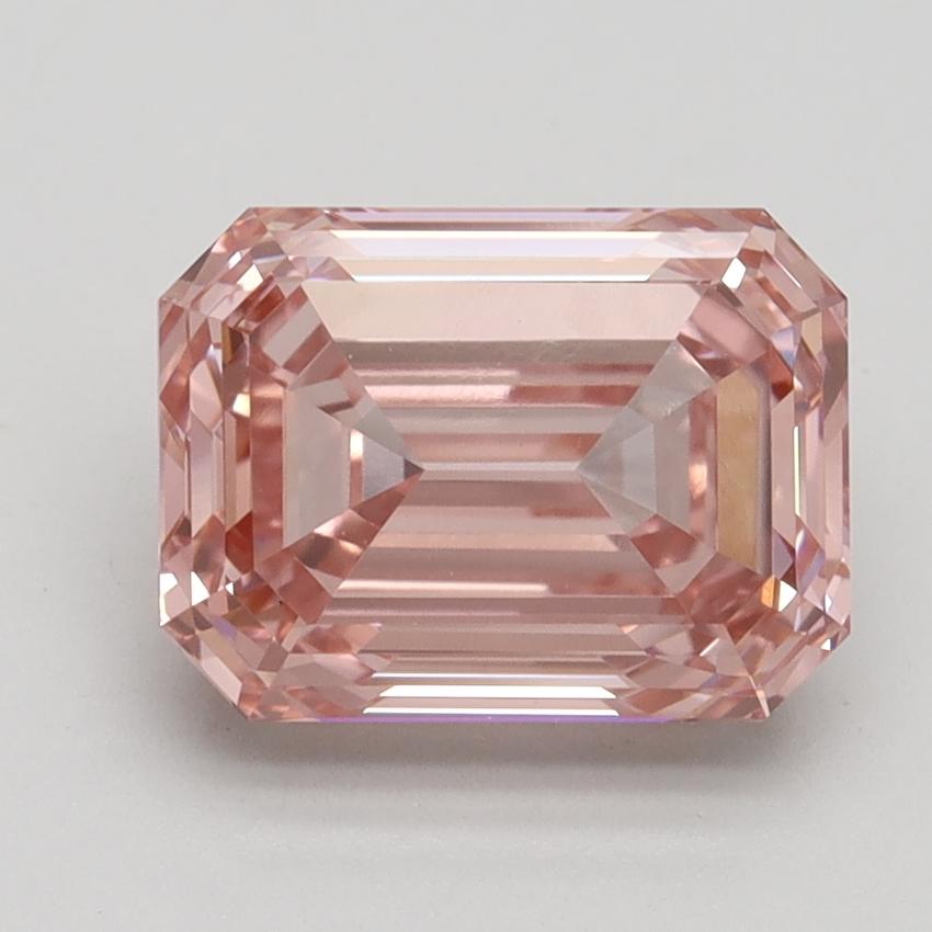 3.11 Ct. Fancy Intense Pink Emerald Lab Grown Diamond