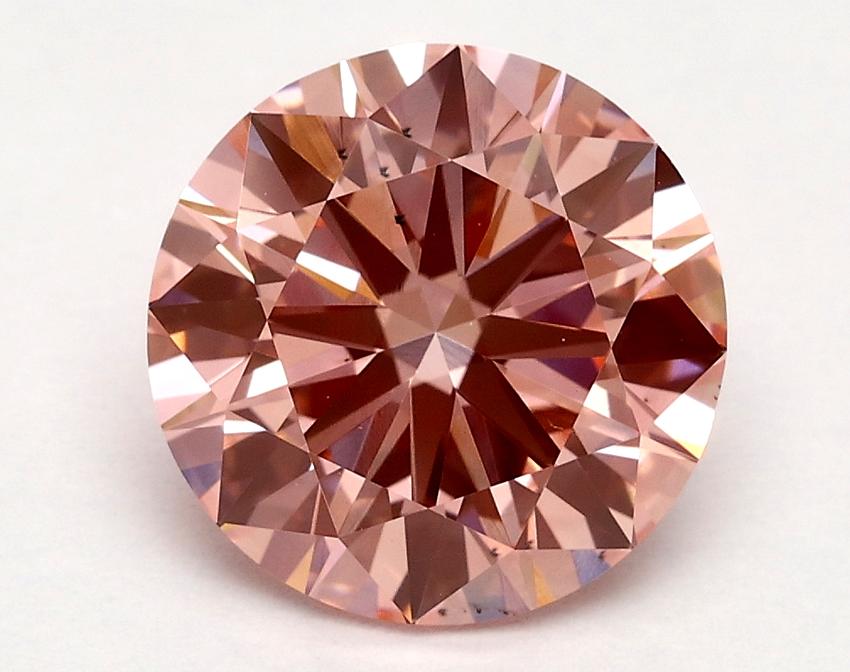 2.13 Ct. Fancy Vivid Pink Round Lab Grown Diamond