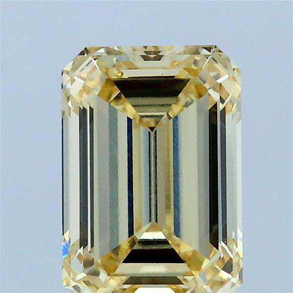 1.60 Ct. Fancy Yellow Emerald Lab Grown Diamond