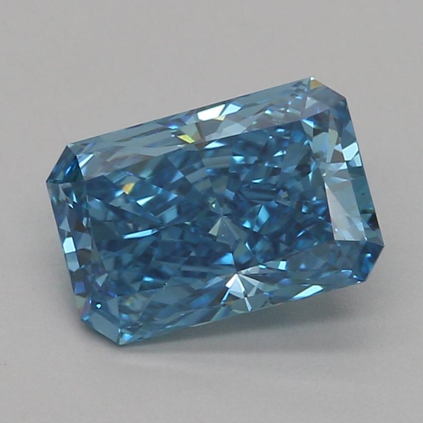1.04 Ct. Fancy Vivid Blue Radiant Lab Grown Diamond