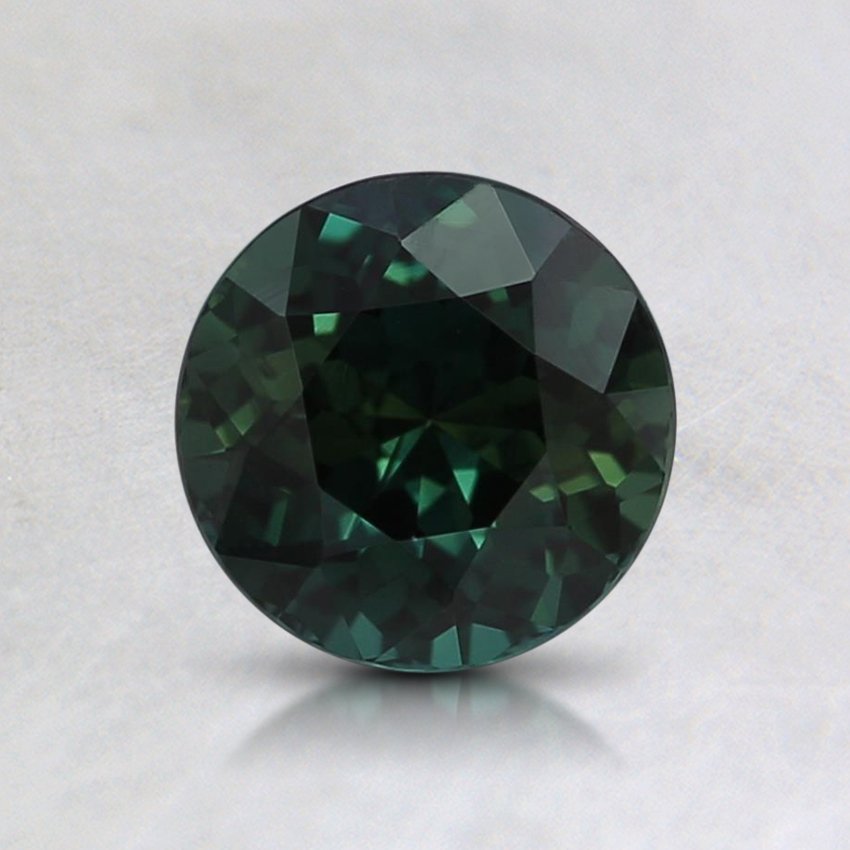 6mm Unheated Teal Round Sapphire