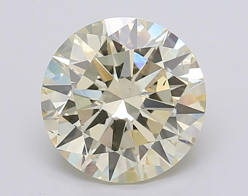 2.50 Ct. Fancy Light Yellow Round Lab Grown Diamond