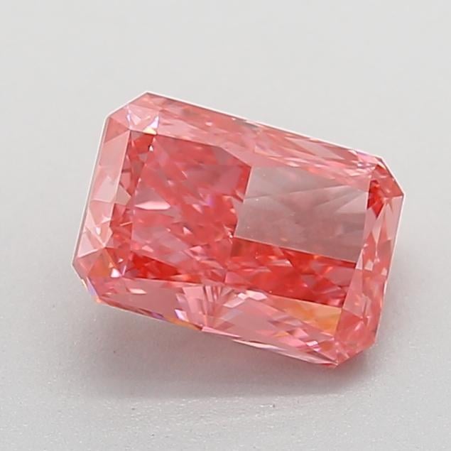 1.27 Ct. Fancy Vivid Pink Radiant Lab Grown Diamond