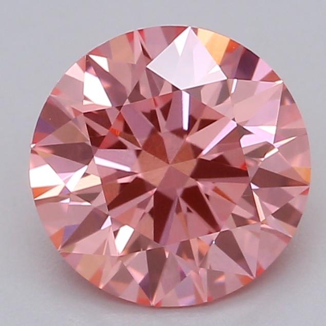 1.05 Ct. Fancy Vivid Pink Round Lab Grown Diamond
