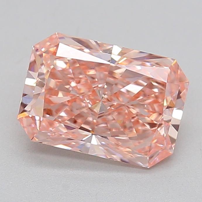 1.59 Ct. Fancy Vivid  Pink Radiant Lab Grown Diamond
