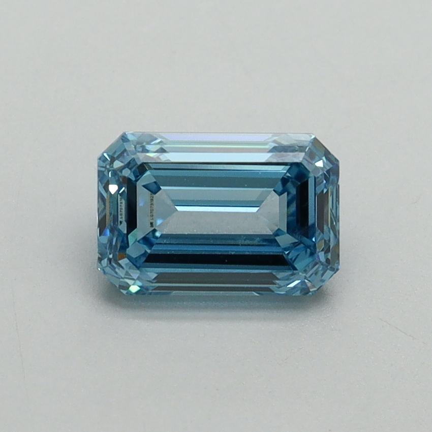 1.04 Ct. Fancy Vivid Blue Emerald Lab Grown Diamond