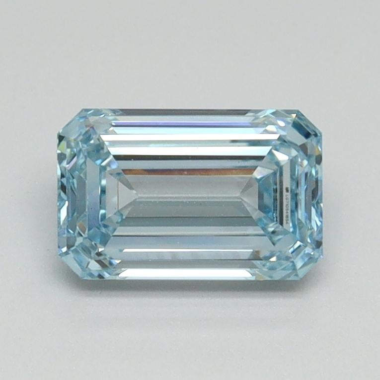 1.02 Ct. Fancy Intense Blue Emerald Lab Grown Diamond