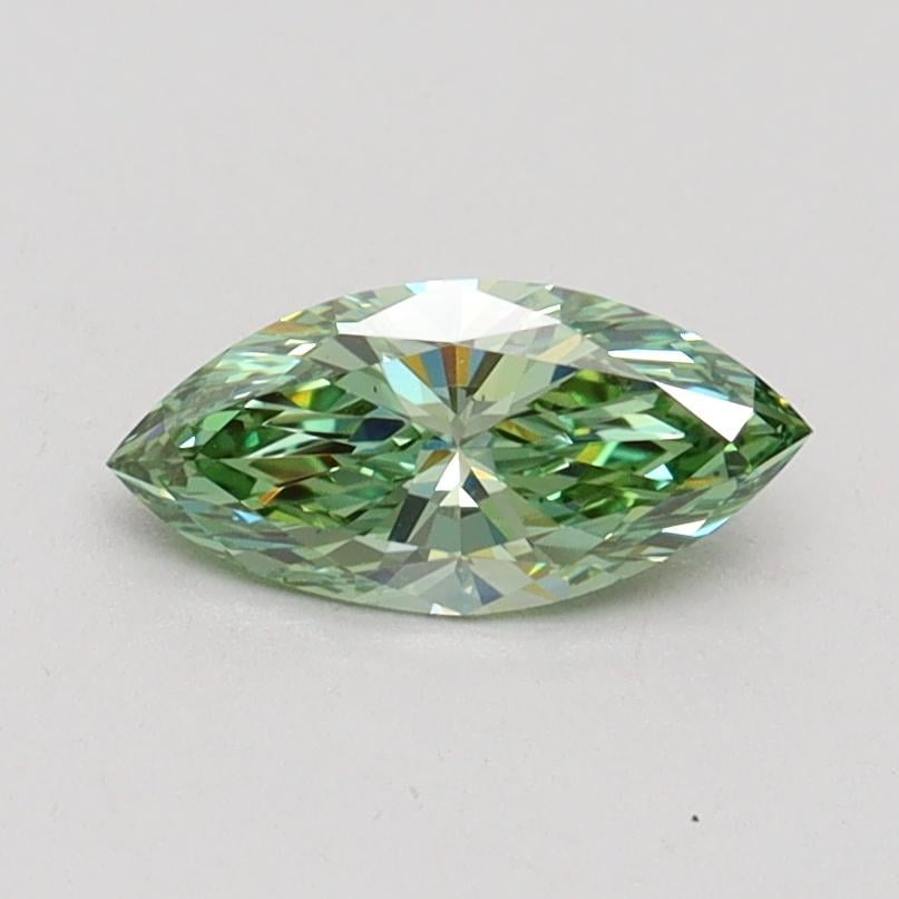 0.50 Ct. Fancy Vivid Green Marquise Lab Grown Diamond