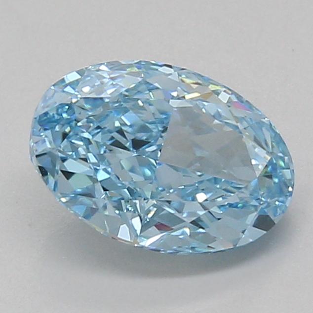 2.10 Ct. Fancy Vivid Blue Oval Lab Grown Diamond