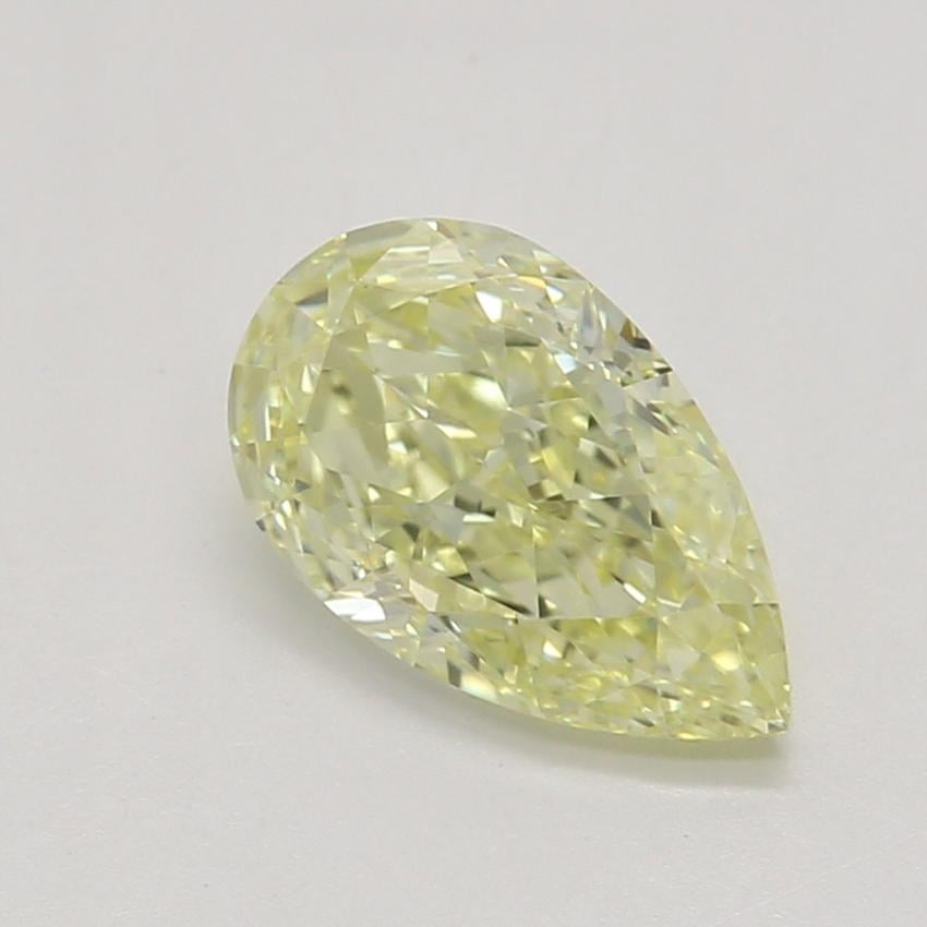 0.60 Ct. Fancy Light Yellow Pear Diamond
