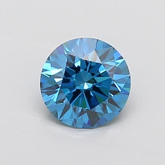 1.00 Ct. Fancy Vivid  Blue Round Lab Grown Diamond