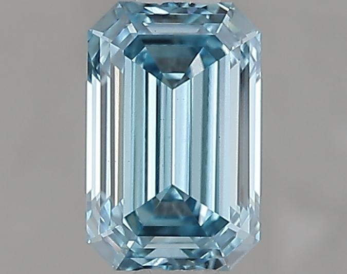 1.03 Ct. Fancy Intense Blue Emerald Lab Grown Diamond