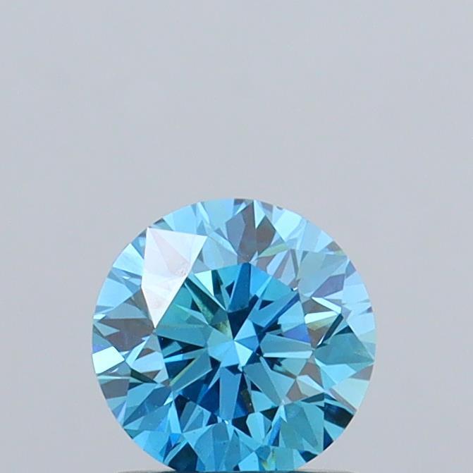 1.02 Ct. Fancy Vivid  Blue Round Lab Grown Diamond