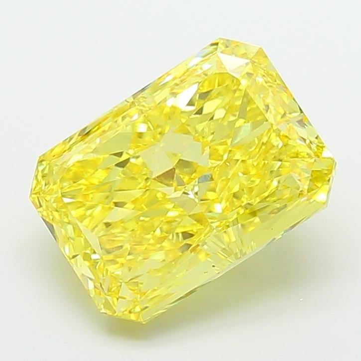 8.12 Ct. Fancy Yellow Radiant Lab Grown Diamond