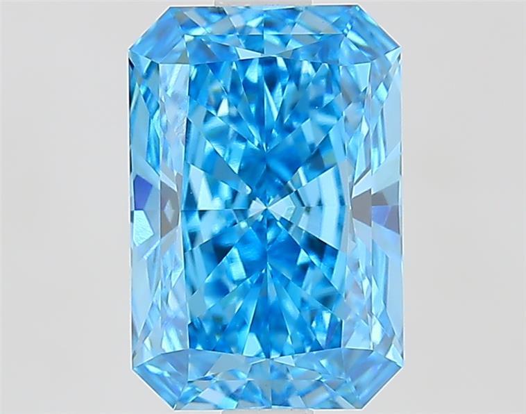 1.93 Ct. Fancy Vivid Blue Radiant Lab Grown Diamond