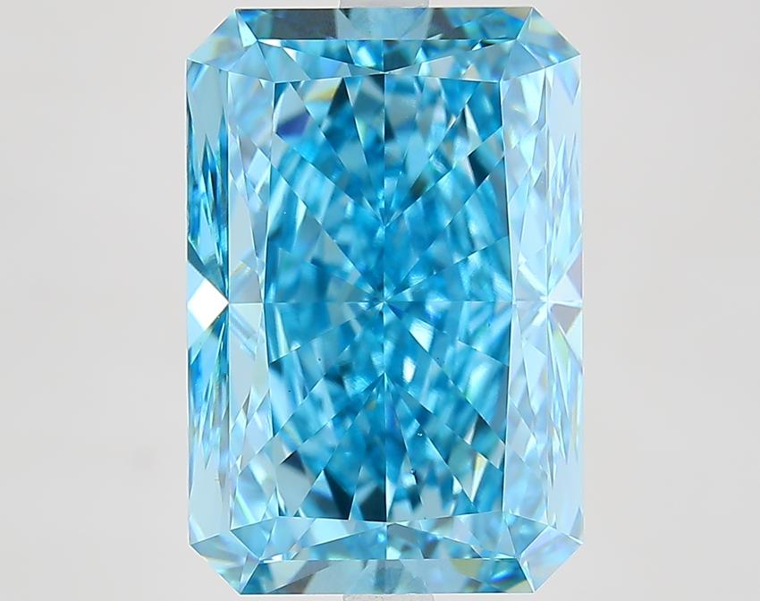 9.53 Ct. Fancy Blue Radiant Lab Grown Diamond