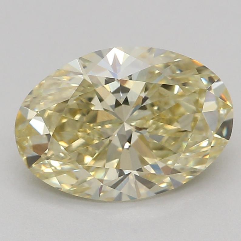 1.07 Ct. Fancy Yellow Oval Lab Grown Diamond