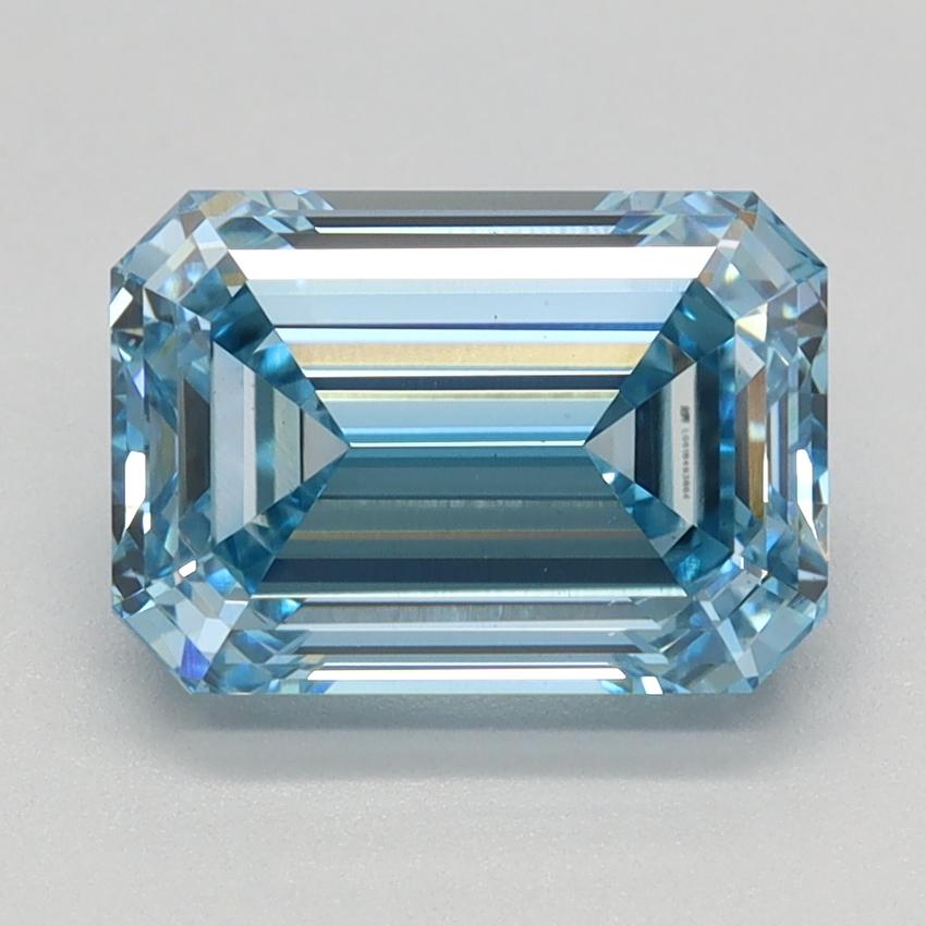 2.26 Ct. Fancy Intense Blue Emerald Lab Grown Diamond