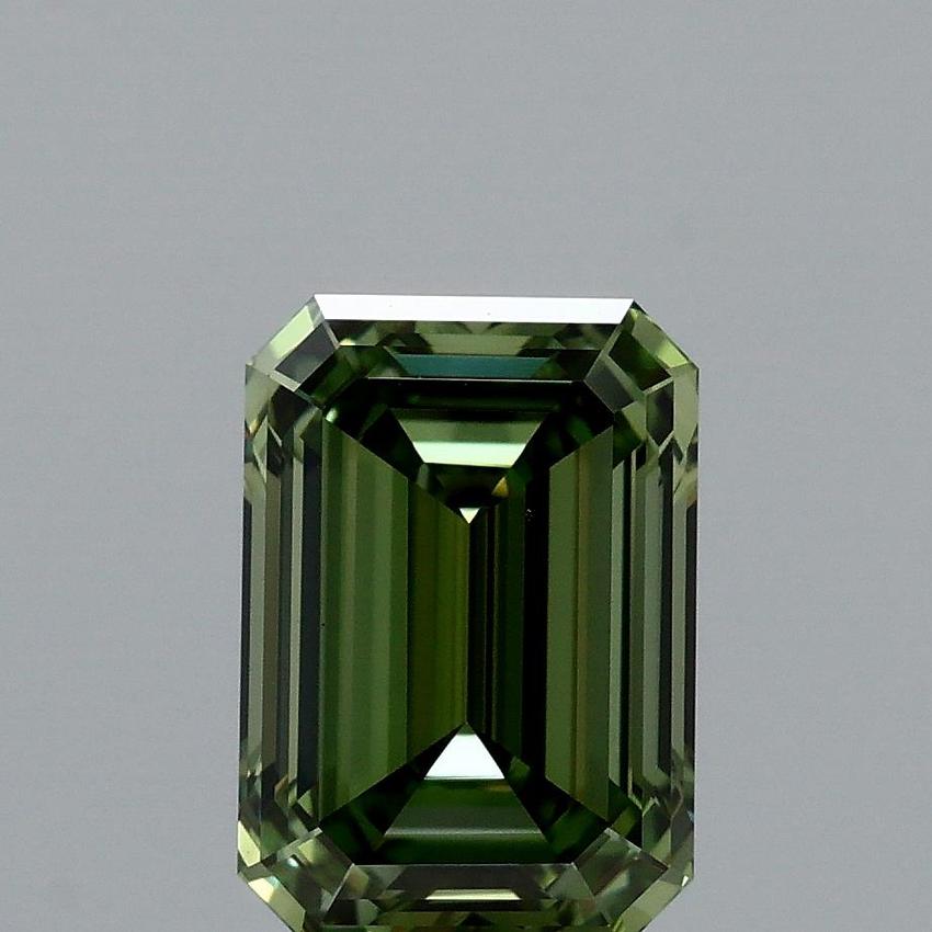 2.15 Ct. Fancy Vivid Green Emerald Lab Grown Diamond