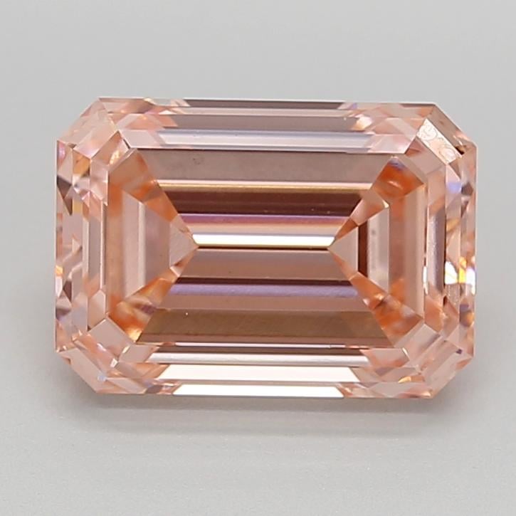 3.07 Ct. Fancy Intense  Pink Emerald Lab Grown Diamond