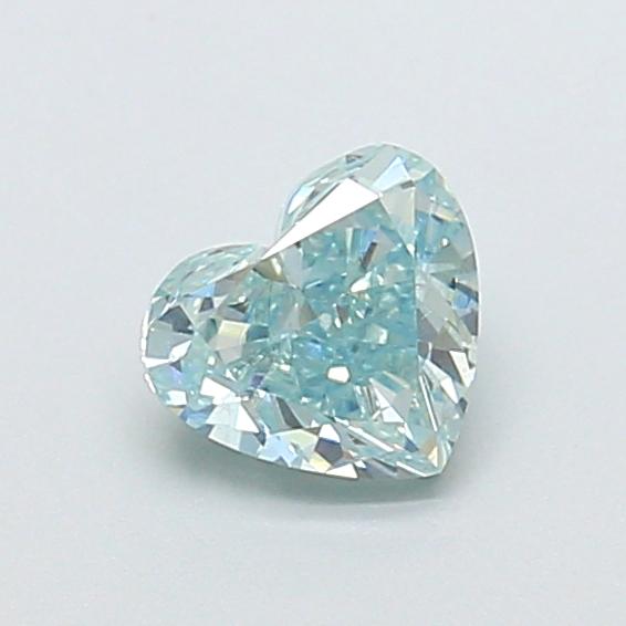 0.80 Ct. Fancy Intense Green Heart Lab Grown Diamond