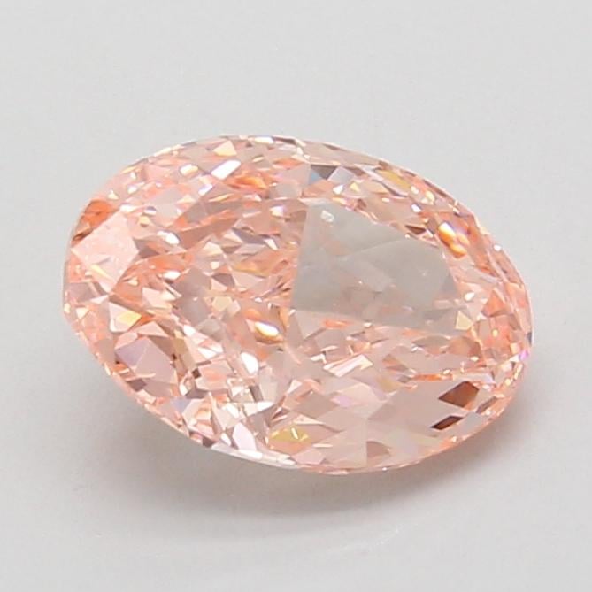 2.01 Ct. Fancy Vivid Pink Oval Lab Grown Diamond