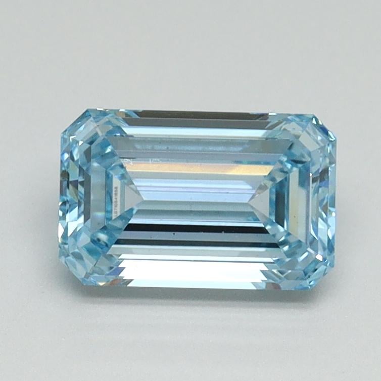 1.02 Ct. Fancy Intense Blue Emerald Lab Grown Diamond