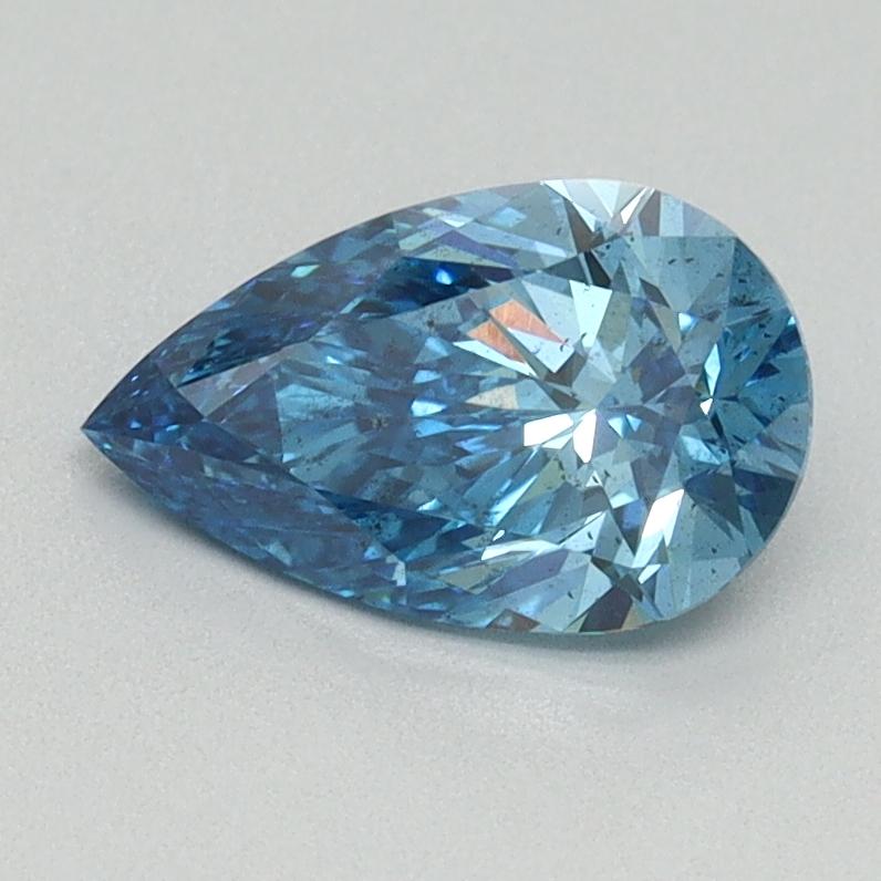 1.05 Ct. Fancy Vivid Blue Pear Lab Grown Diamond