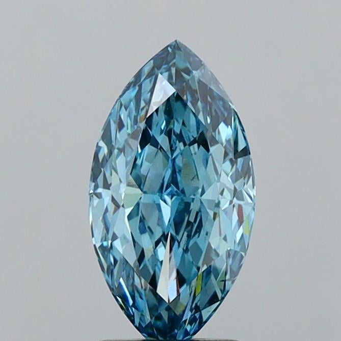 2.08 Ct. Fancy Vivid  Blue Marquise Lab Grown Diamond
