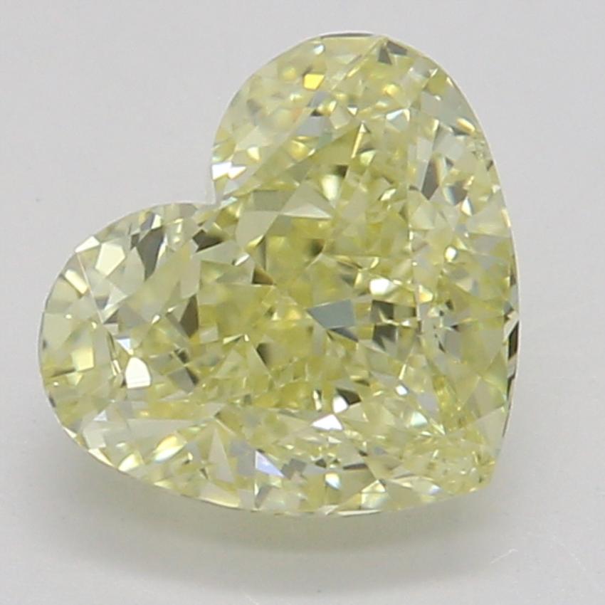 0.71 Ct. Fancy Yellow Heart Diamond