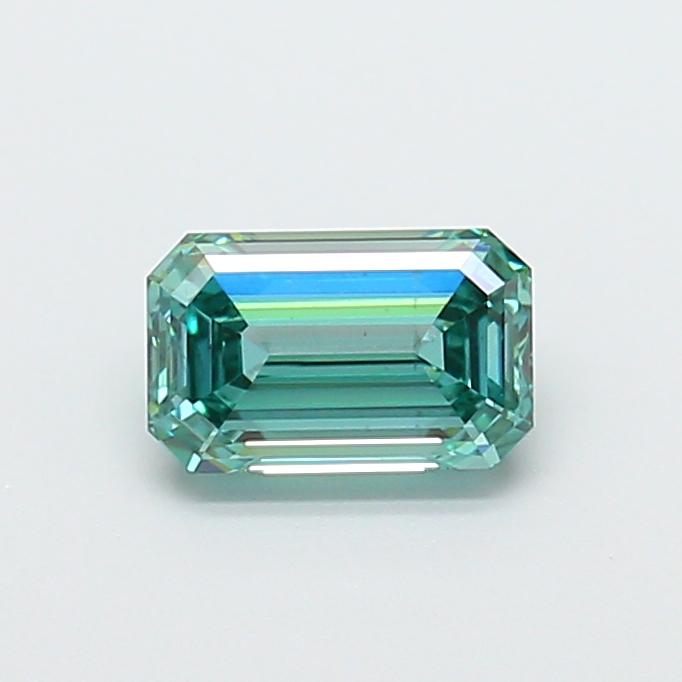 0.95 Ct. Fancy Vivid Green Emerald Lab Grown Diamond