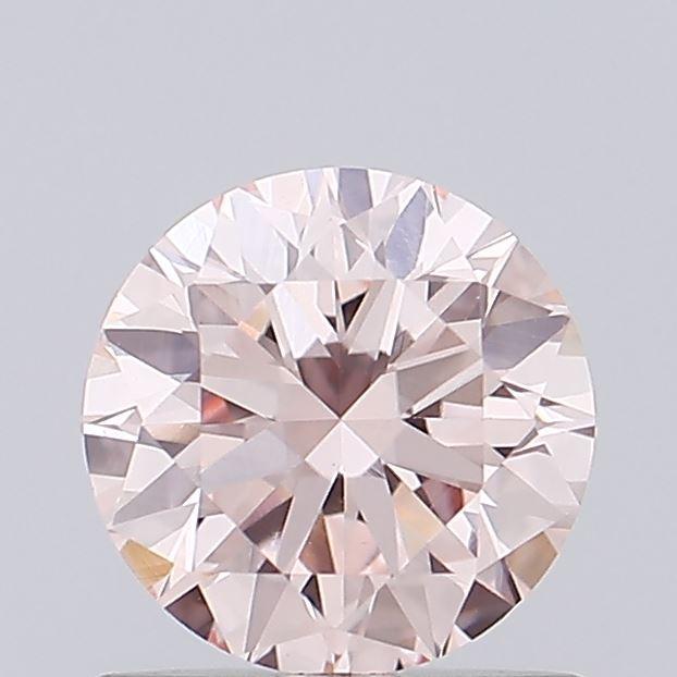 0.76 Ct. Fancy Intense Pink Round Lab Grown Diamond